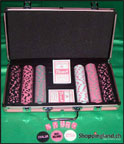 Pink Poker Set